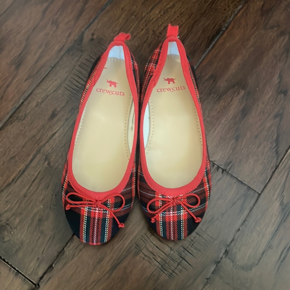 CrewCuts size 11 little girl ballet flats